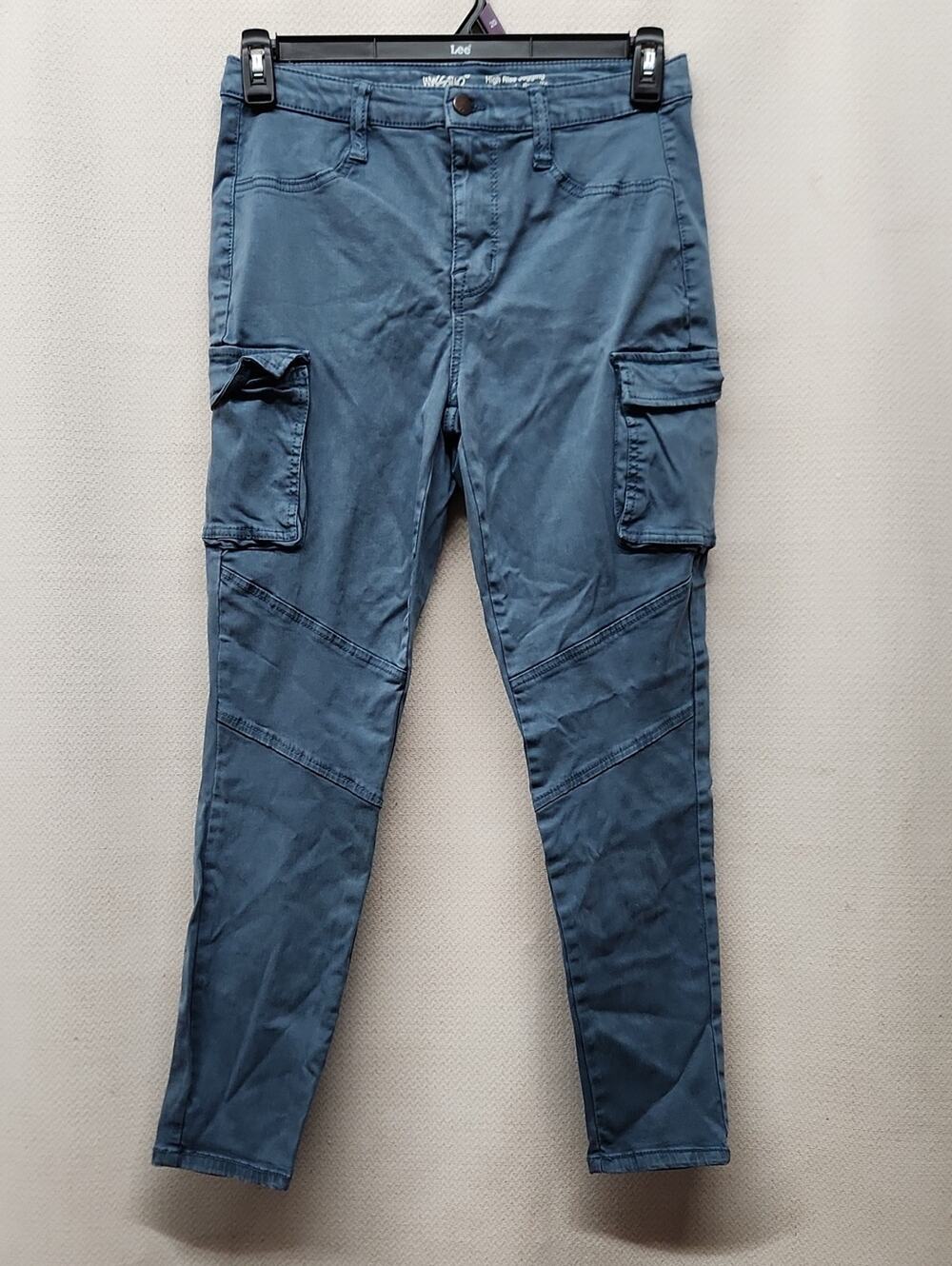 Mossimo Supply Co. Skinny Cargo Jeans in Slate Blue